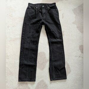 Levi's mens black 505 jeans like new size 30/30